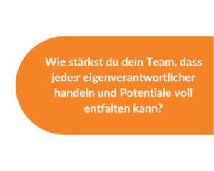 Frage zum Training Empowerment in der Metakomm Academy